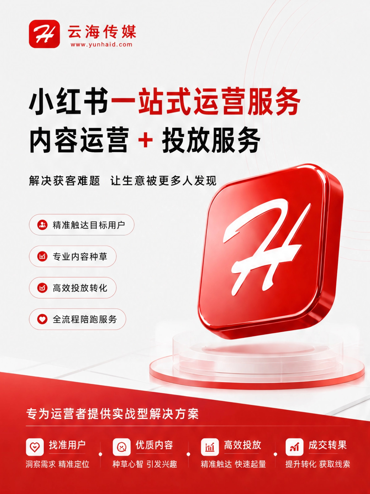 小红书获客难？一站式运营帮品牌破局